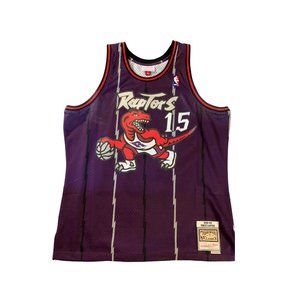 Men's Toronto Raptors Vince Carter Mitchell & Ness Purple Hardwood Classics